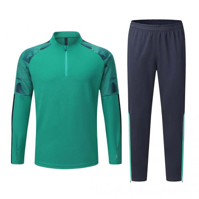 铁钧 半拉链训练服运动套装...